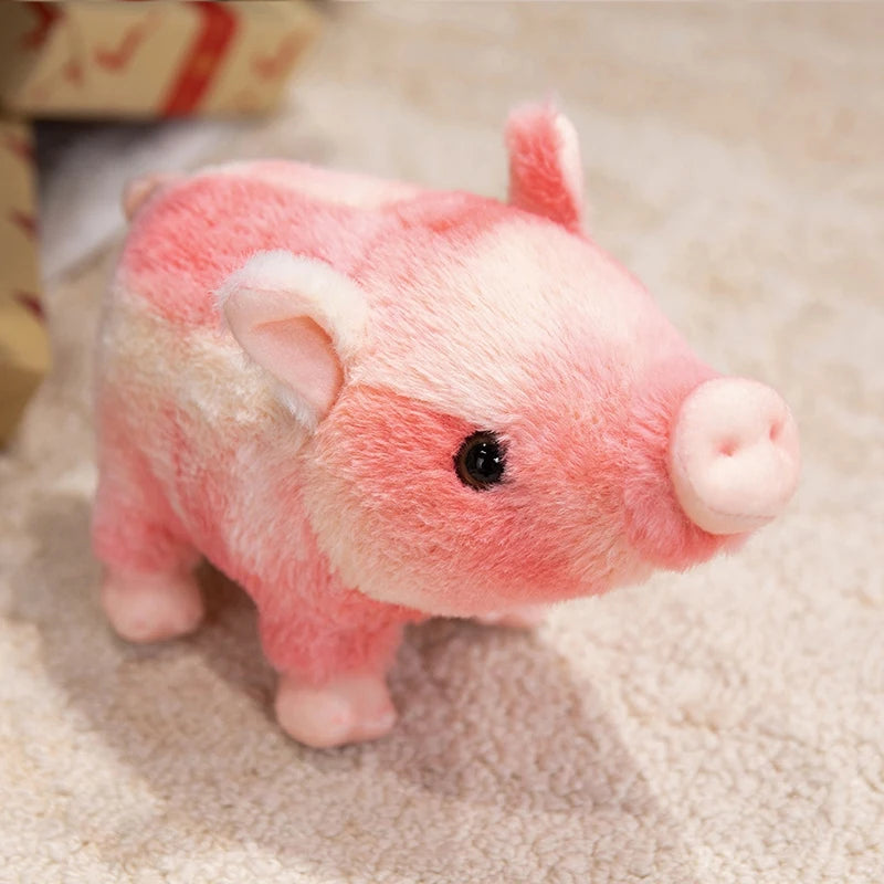 Cute Colorful Pig Plush Toys 23cm