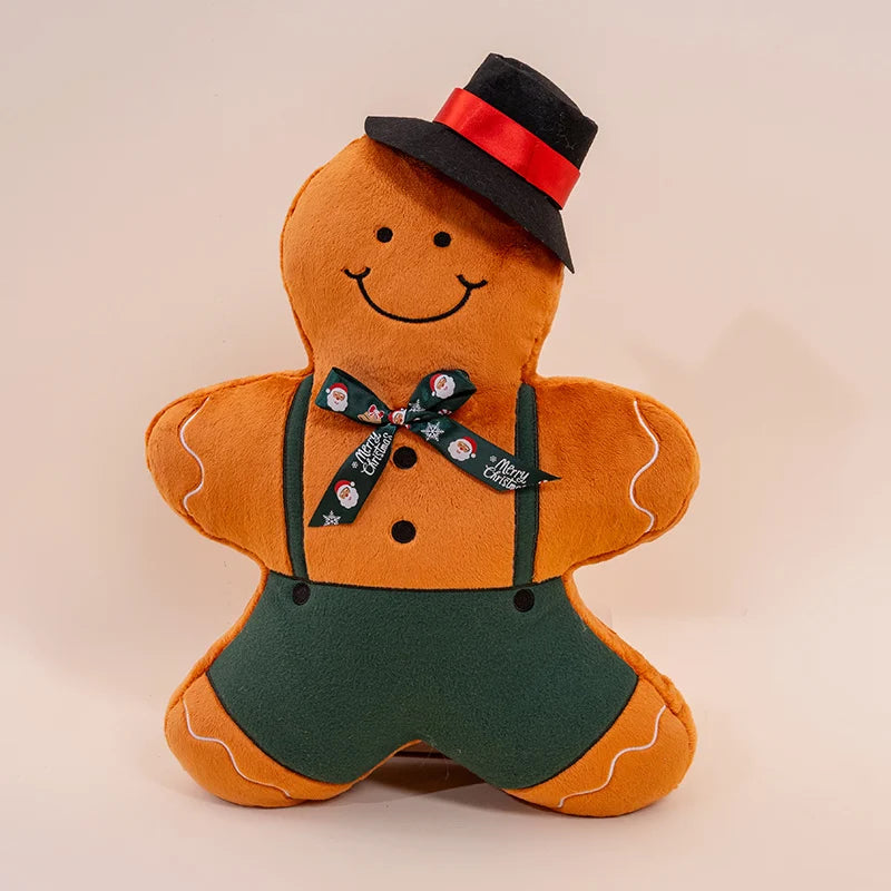 Christmas (Tree/Snowflake/Gingerbread Man) Plush Toys - 4 Styles