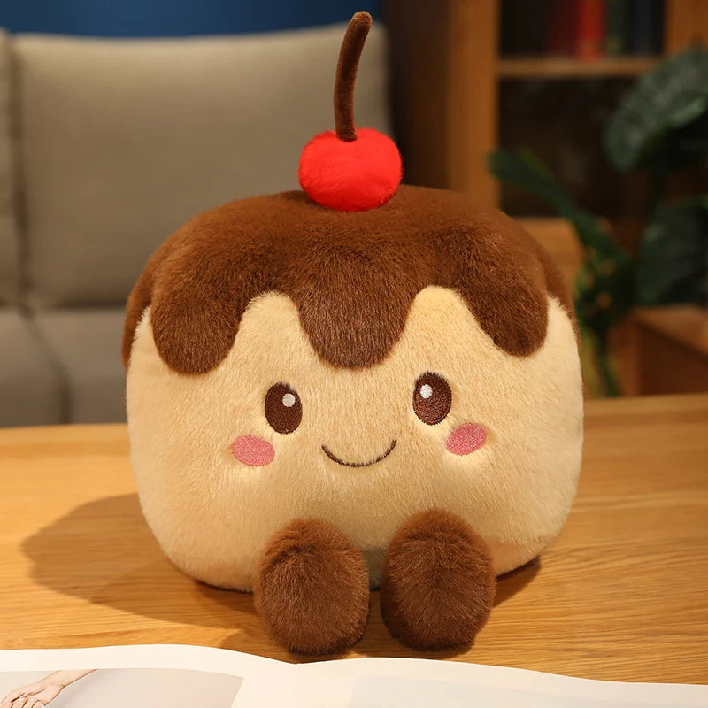 Cute Food (Cake) Plush Toys 20x30cm - Blueberry/Strawberry/Mango/Chocolate