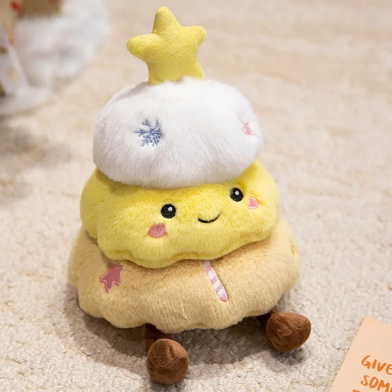 Christmas (Tree) Plush Toys 25cm - Pink/Green/Yellow/Blue