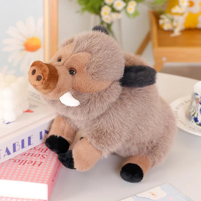 Cute/Kawaii Wild Boar Plush Toys 25/30cm - Grey/Brown