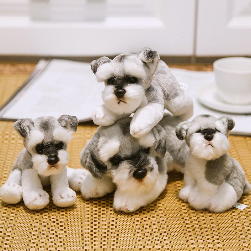 Dog (Lifelike Schnauzer) Plush Toys – SJJ PLUSH - Main Image