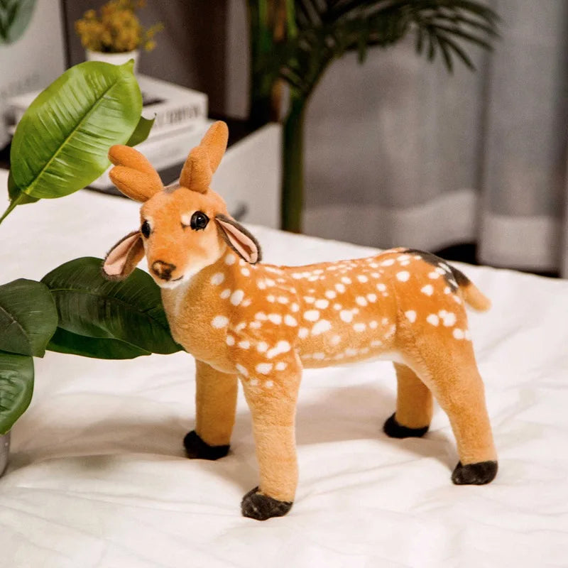 Sika Deer Lifelike Plush Toys - 5 sizes