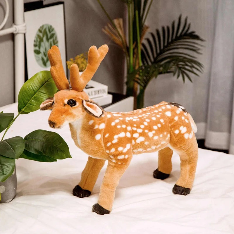 Sika Deer Lifelike Plush Toys - 5 sizes