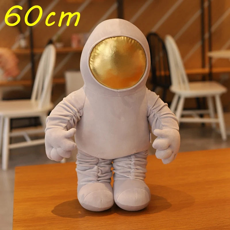 Space Series (Astronaut/Rocket) Plush Toys 33/60cm - Grey/White/Pink