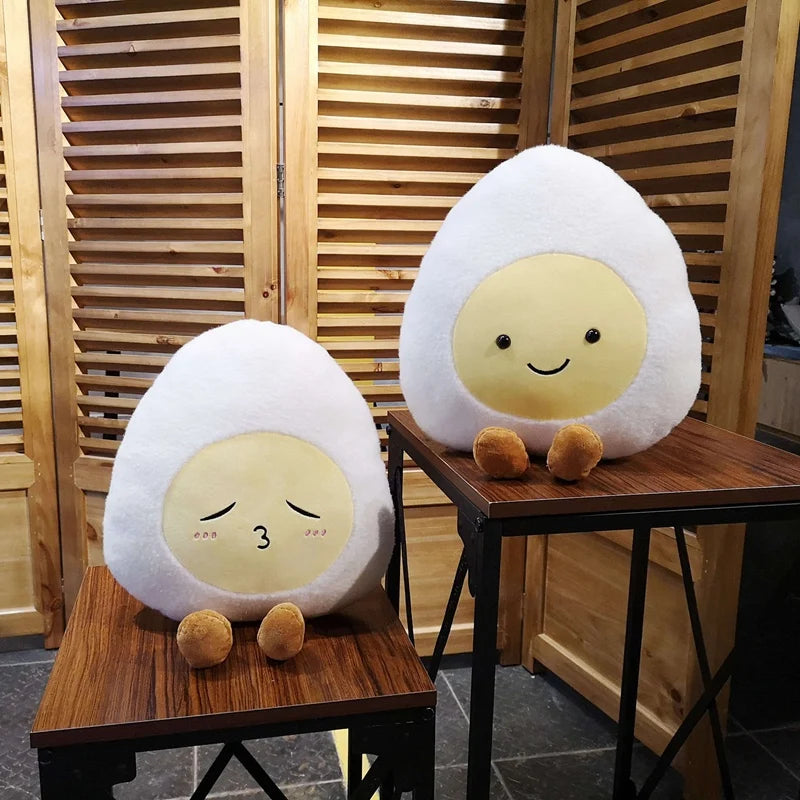 Cute Egg Pillow With/Without Blanket Plush Toys 55cm - 3 Styles