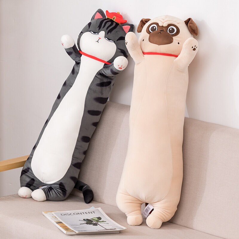 Long Live My Emperor Cat And Bazaar Black Dog Pillow Plush Toys 70/90/110cm