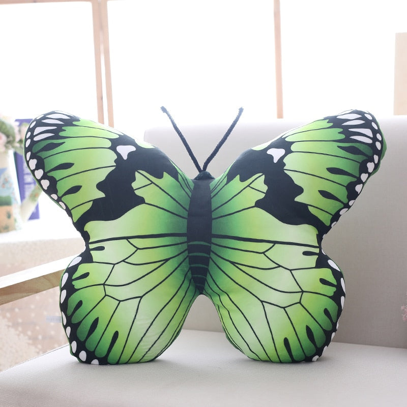 Butterfly Lifelike Plush Toys 30x40cm/40x50cm - Pink/Green/Blue/Colourful