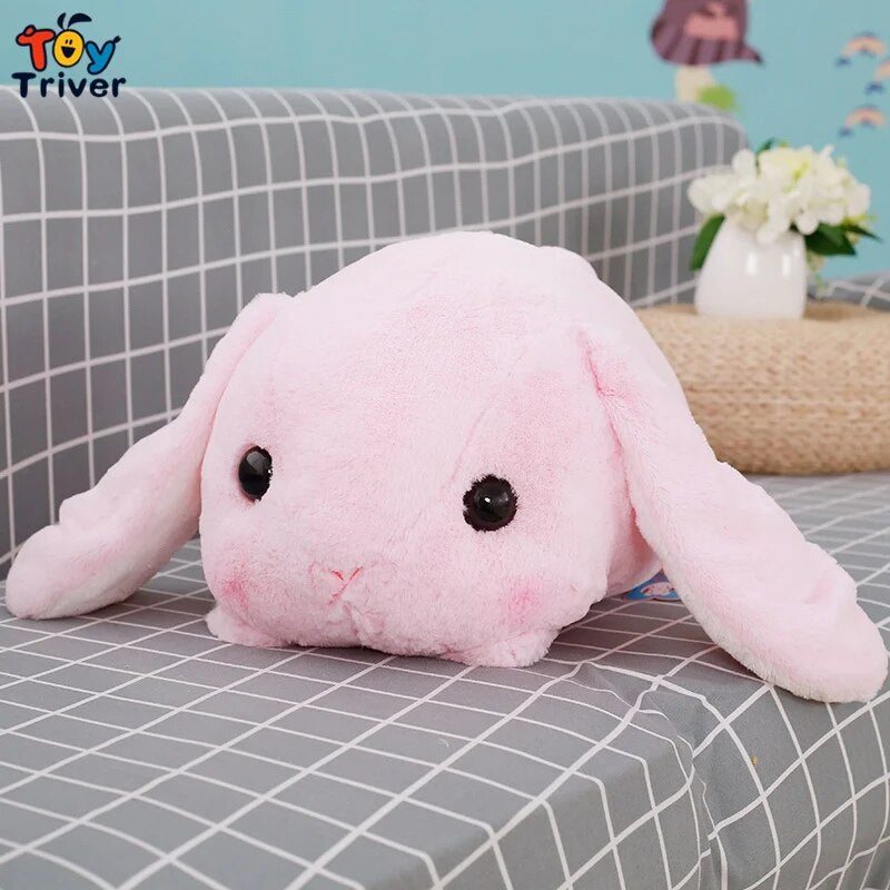 Cute Bunny Pillow Plush Toys 45cm - White/Grey/Brown/Pink