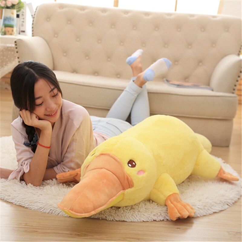 Cute Yellow Platypus Plush Toys 50/60/80/100/120cm