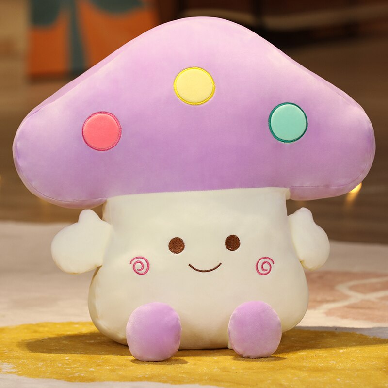 Mushroom Hand Warmer Pillow Plush Toys 43x43cm