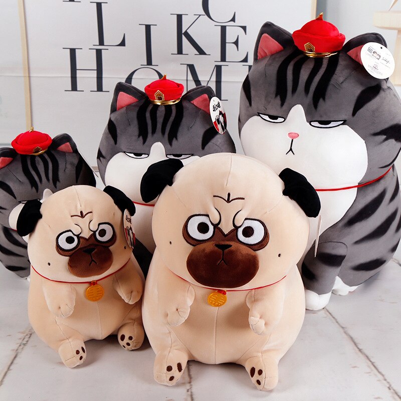 Long Live My Emperor Cat And Bazaar Black Dog Plush Toys 30/40/50cmLong Live My Emperor Cat And Bazaar Black Dog Plush Toys 30/40/50cm