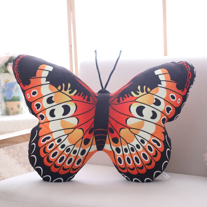 Butterfly Lifelike Plush Toys 30x40cm/40x50cm - Pink/Green/Blue/Colourful