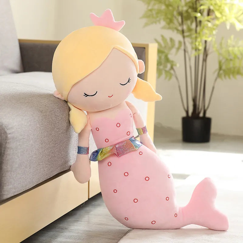 Cute Mermaid Plush Toys 40/60/80/115cm - Red/Green/Pink/Purple