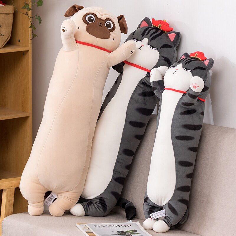 Long Live My Emperor Cat And Bazaar Black Dog Pillow Plush Toys 70/90/110cm