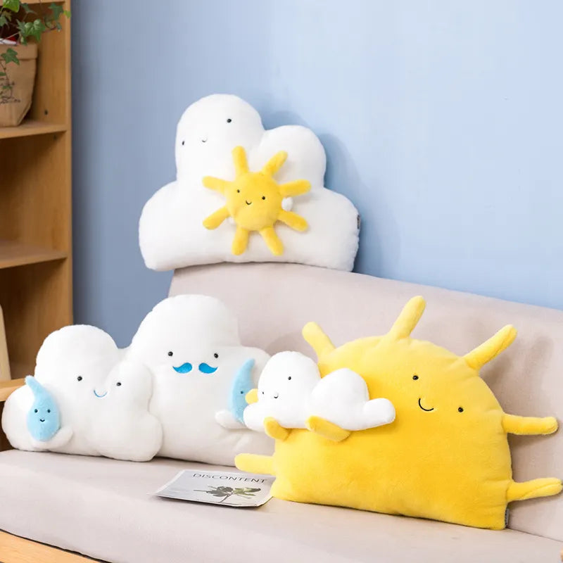 Sky Series Plush Toys (Sun/Cloud/Raindrop/Moon) - 5 Styles