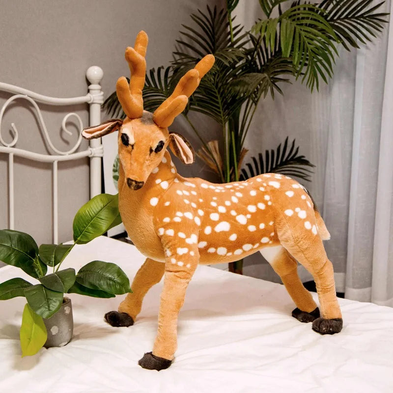 Sika Deer Lifelike Plush Toys - 5 sizes