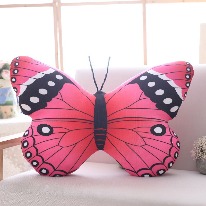 Butterfly Lifelike Plush Toys 30x40cm/40x50cm - Pink/Green/Blue/Colourful