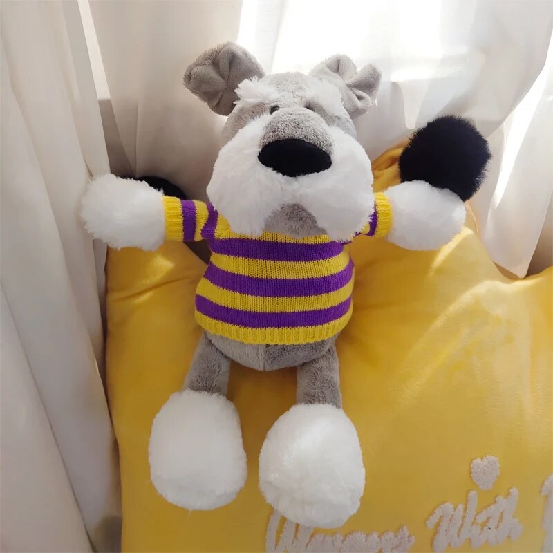 Dog(Schnauzer) With Sweater Plush Toys 35/45cm - 8 Styles