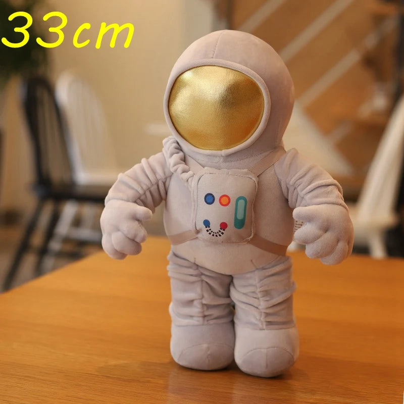 Space Series (Astronaut/Rocket) Plush Toys 33/60cm - Grey/White/Pink