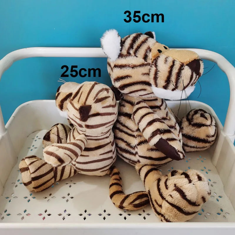 Cute Animal (Hippo/Tiger/Monkey) Plush Toys 25/35cm - 5 Styles