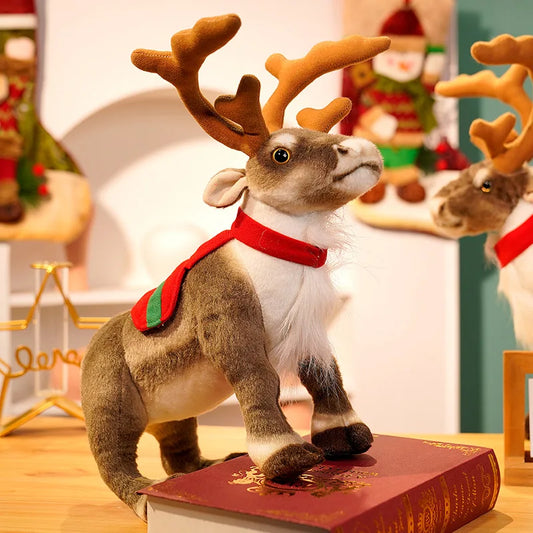 Christmas (Lifelike Reindeer) Plush Toys 35/42cm - 2 Styles