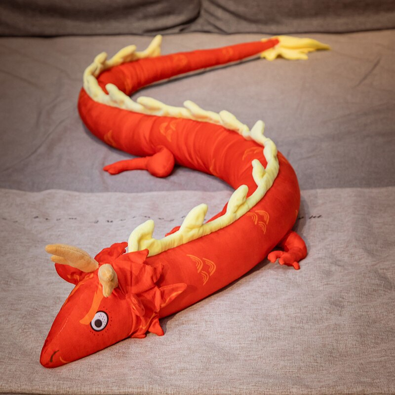 Chinese Dragon Plush Toys 220cm - White/Green/Red/Blue/Yellow