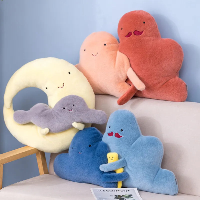 Sky Series Plush Toys (Sun/Cloud/Raindrop/Moon) - 5 Styles