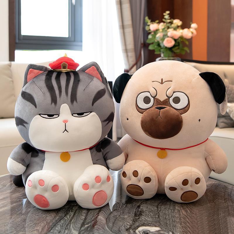 Long Live My Emperor Cat And Bazaar Black Dog Plush Toys 23/30/40cm