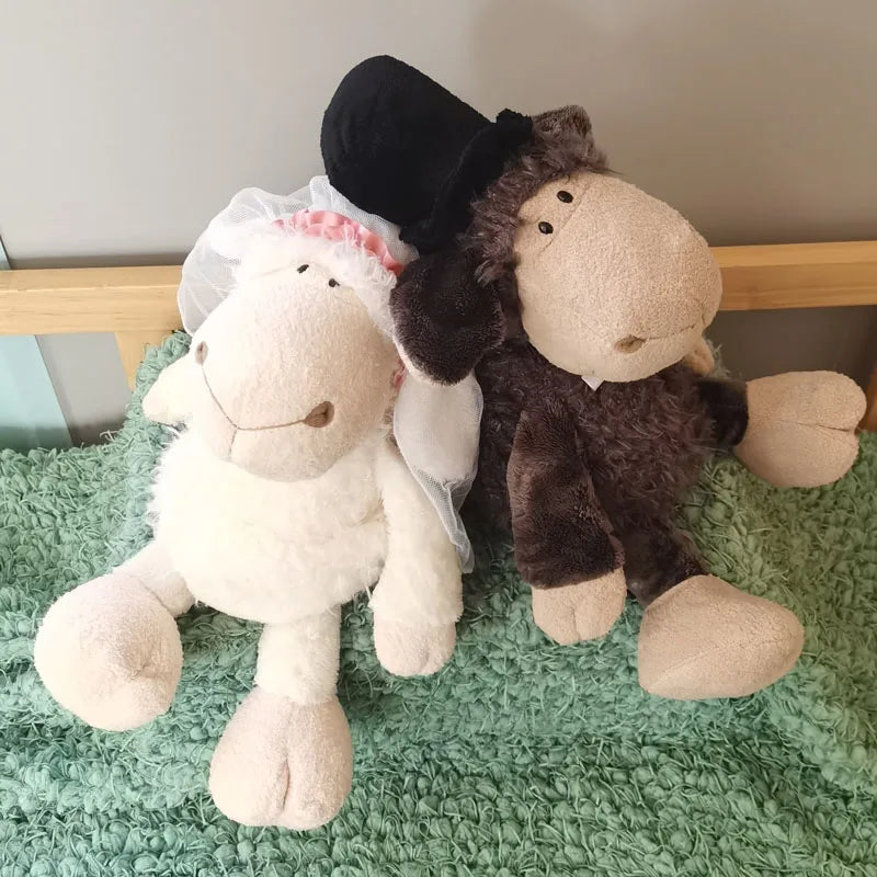 Cute Sheep With Dress Up Plush Toys 35cm - 12 Styles