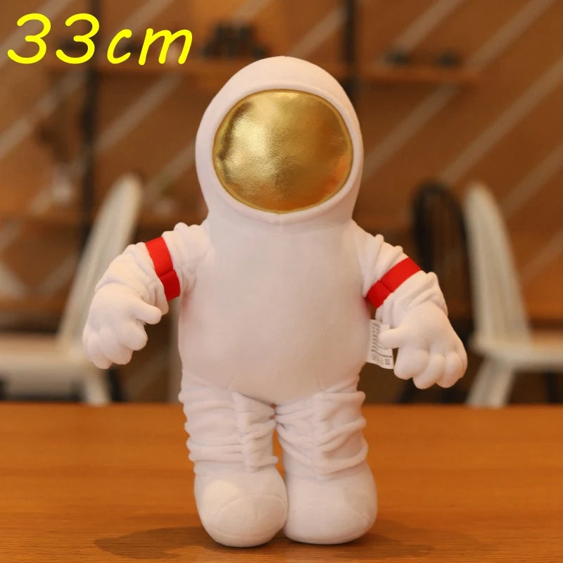 Space Series (Astronaut/Rocket) Plush Toys 33/60cm - Grey/White/Pink