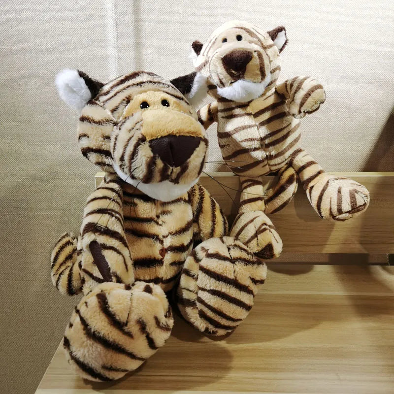 Cute Animal (Hippo/Tiger/Monkey) Plush Toys 25/35cm - 5 Styles