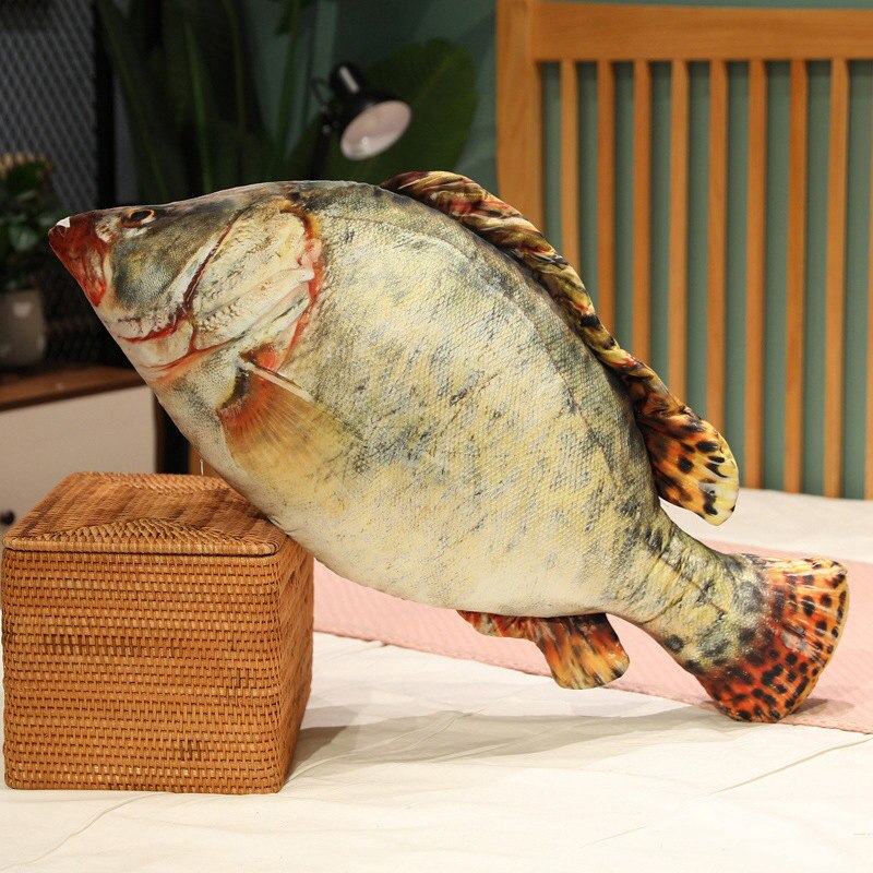 Fish Lifelike/3D Simulation Plush Toys 30/40/60/80/100cm -Tilapia/Carp/Bream