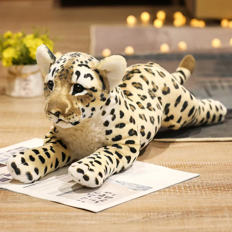 Lion/Tiger/Leopard Lifelike Plush Toy 39/48/58cm