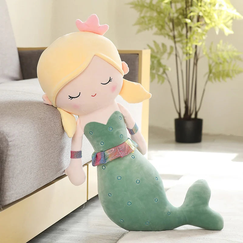 Cute Mermaid Plush Toys 40/60/80/115cm - Red/Green/Pink/Purple