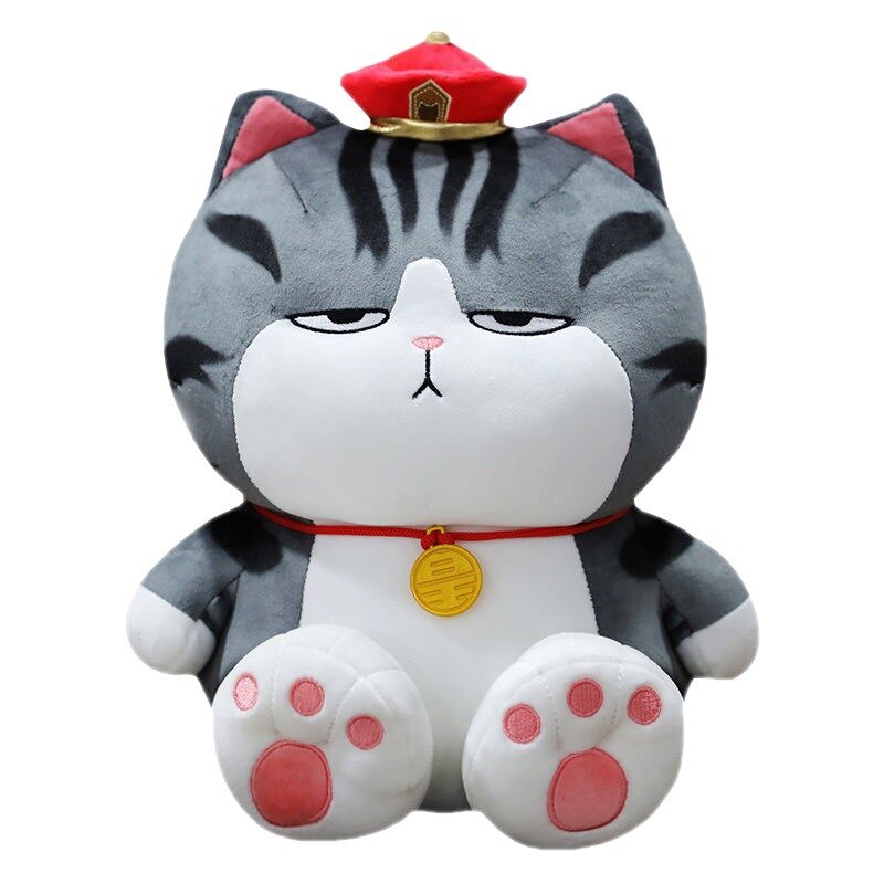 Long Live My Emperor Cat And Bazaar Black Dog Plush Toys 23/30/40cm