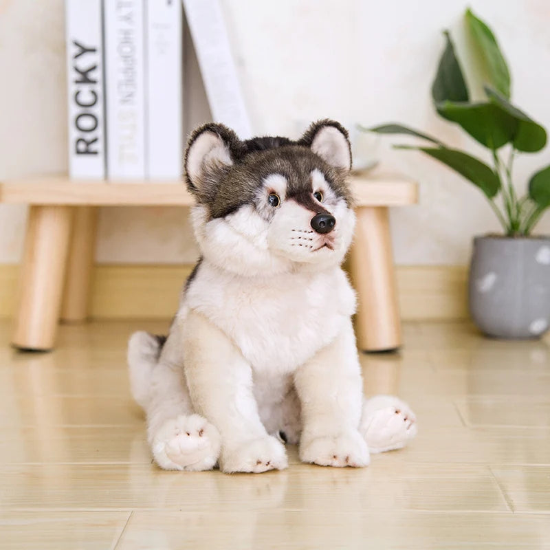 Wolf Lifelike Plush Toy 38x21x26cm