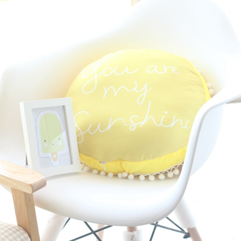 Cute Smiling Face Pillow Plush Toys (With "You are my sunshine") 42cm/53cm 