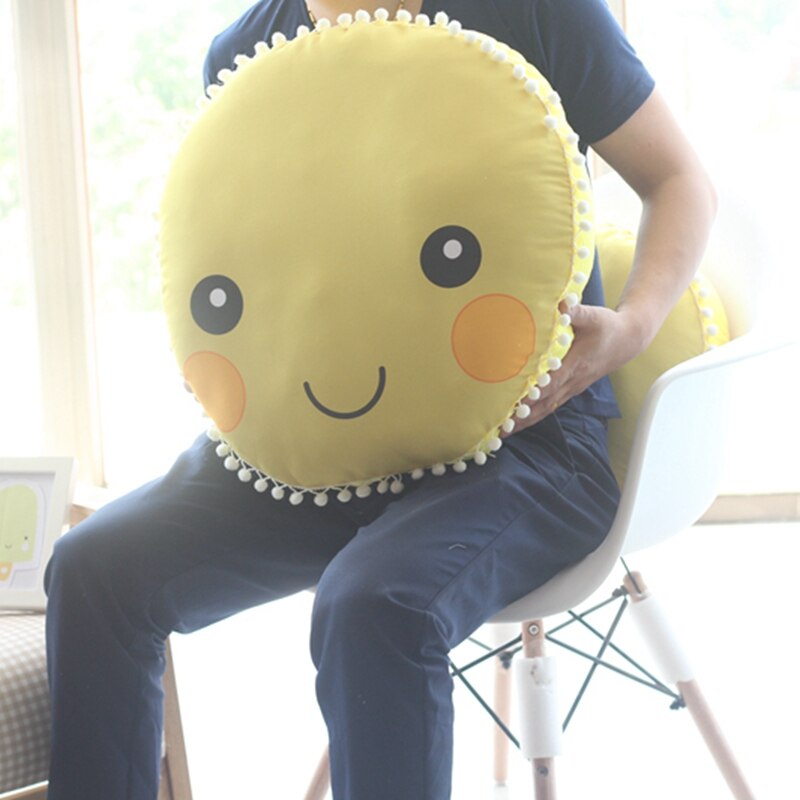 Cute Smiling Face Pillow Plush Toys (With "You are my sunshine") 42cm/53cm 