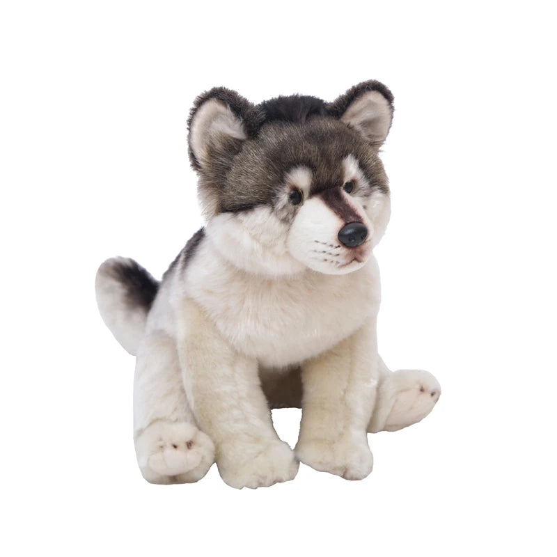 Wolf Lifelike Plush Toy 38x21x26cm