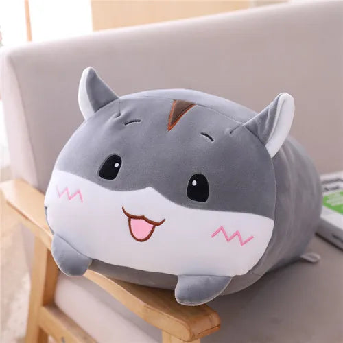 Cute Animal (Dinosaur/Pig/Cat/Bear/Deer/Elephant/Hamster/Panda) Plush Pillow Toys 20/60/85cm