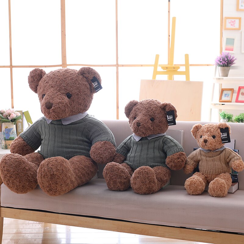 Teddy Bear With Sweater Plush toys 50cm/75cm/110cm