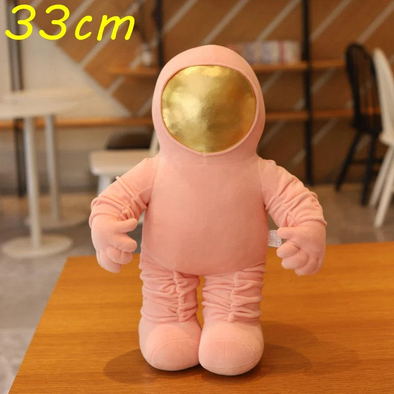 Space Series (Astronaut/Rocket) Plush Toys 33/60cm - Grey/White/Pink