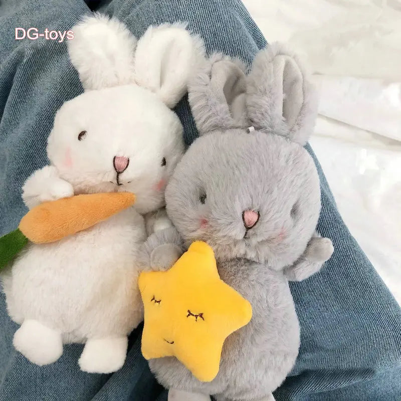 Cute Rabbit Plush Toy 20/30CM - White/Grey