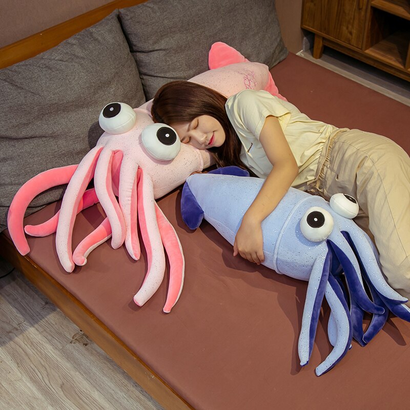 Squid Plush Toys 70/90/110/130cm - Blue/Pink