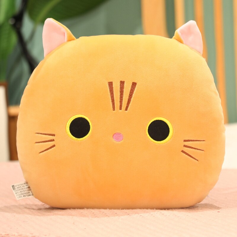 Cat Plush Toys 30cm/With Hand Warmer 30cm/ With Blanket 30cm - Orange/Black/Grey/Pink