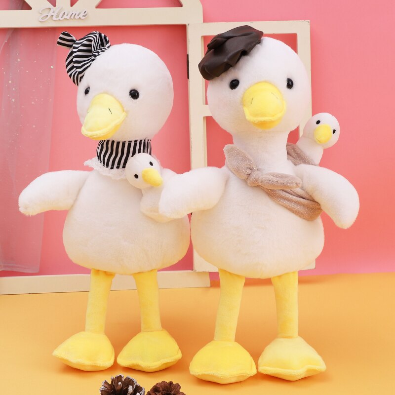 Father/Mother Duck With Duckling Plush Toys 35cm - 3 Choices