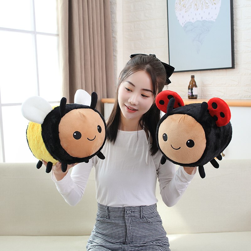 Cute Insect(Bee/Ladybug) Plush Toys 20/30/40cm