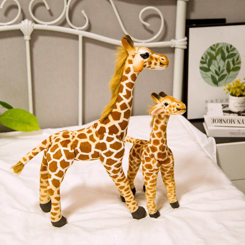 Giraffe Lifelike Plush Toys 35-55cm