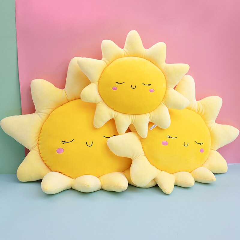 Sky Series Plush Toys (Yellow Sun, Pink/Blue Cloud) 35-70cm